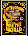 7 jupiter skateboard advert 1970s Advert A4 Photo Print