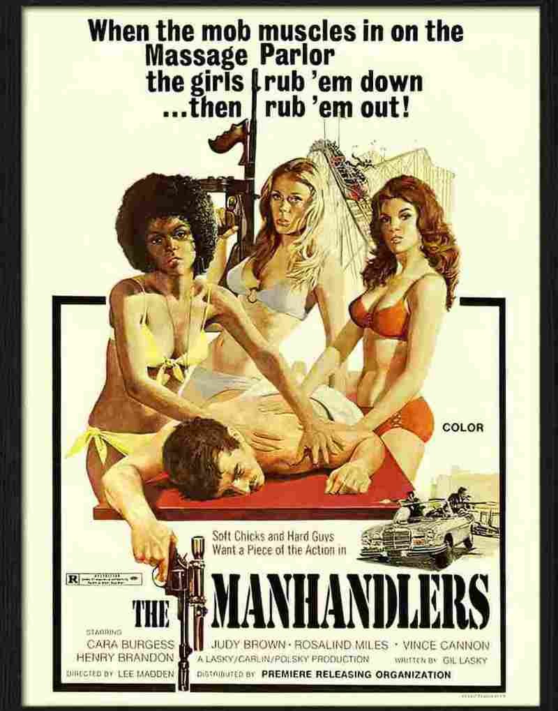 7 manhandlers movie poster Advert A4 Photo Print