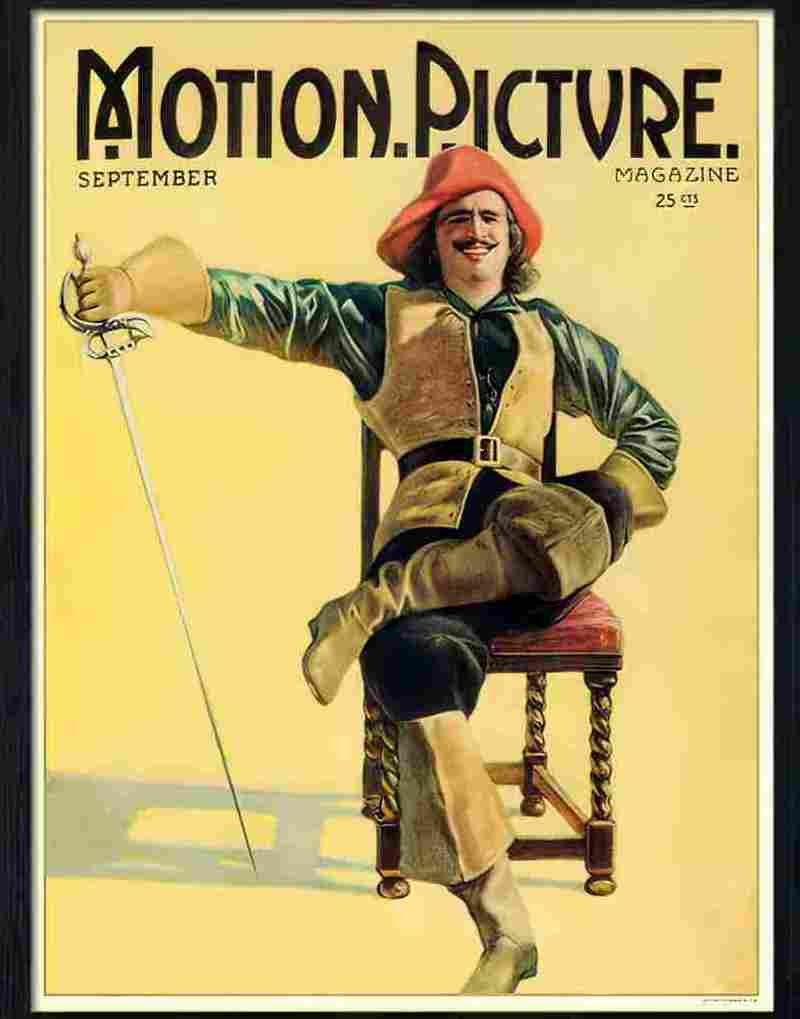 7 motion picture douglas fairbanks Advert A4 Photo Print