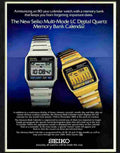 7 seiko digital watch 1970s Advert A4 Photo Print