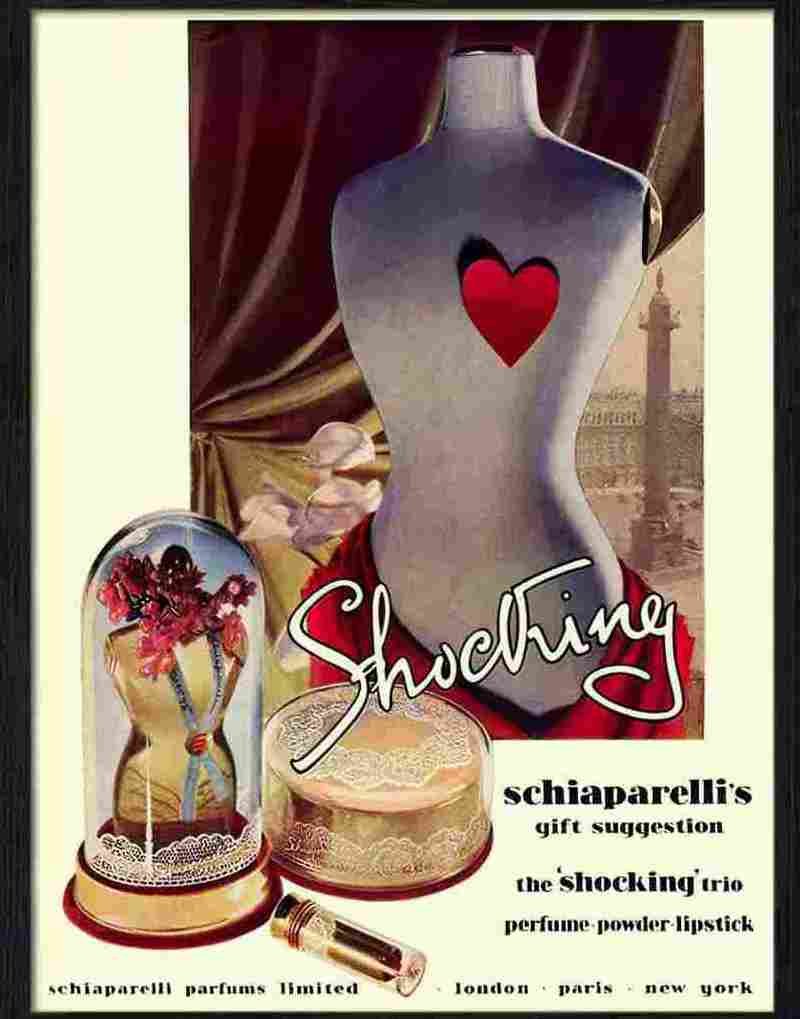 7 shocking schiparelli cosmetics advert 1930s 2 Advert A4 Photo Print