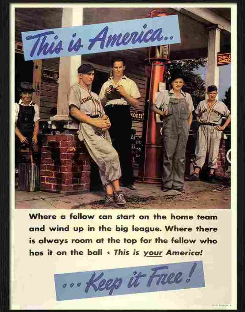 7 this is america keep it free Advert A4 Photo Print