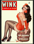 7 wink glamour magazine 1950s Advert A4 Photo Print