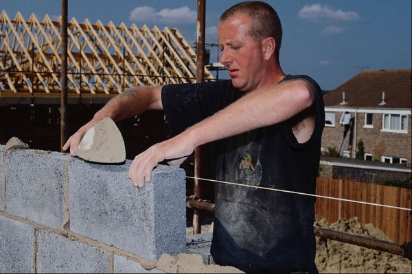 701006 House Construction, England A4 Photo Print