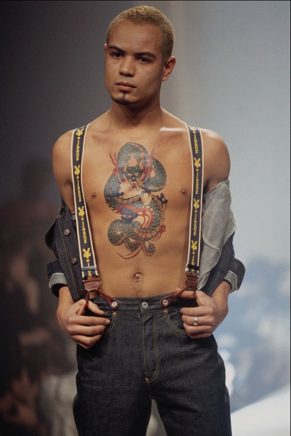 701024 Michiko Koshino, Denim A4 Photo Print
