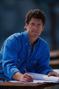 701027 Man At Work A4 Photo Print
