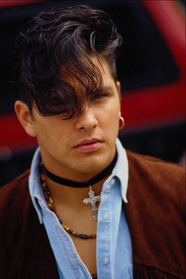 701075 Southwest Chic, Young Man With Tousled Hair A4 Photo Print