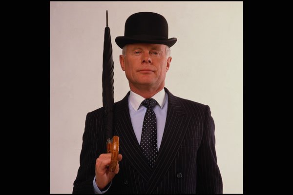 701080 Businessman In Bowler Hat A4 Photo Print