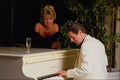 702011 Couple At Piano, Lanzarote, Spain A4 Photo Print