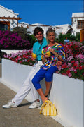 702016 Couple Relaxing, Playa Blanca, Lanzarote, Spain A4 Photo Print