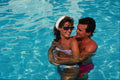 702038 Couple In Pool, Florida, U.S.A. A4 Photo Print