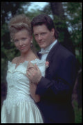 702083 Bride And Groom In A Romantic Embrace A4 Photo Print