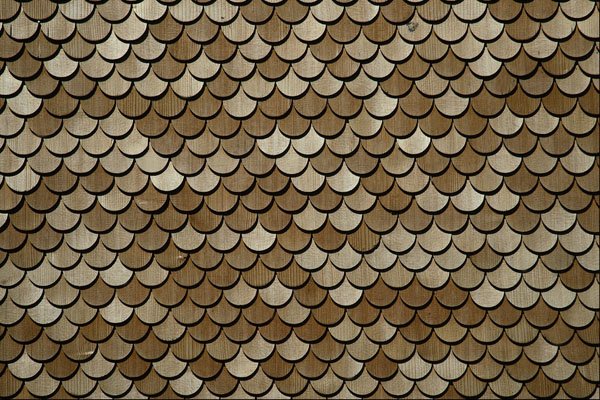703002 Wooden Tiles, Switzerland A4 Photo Print