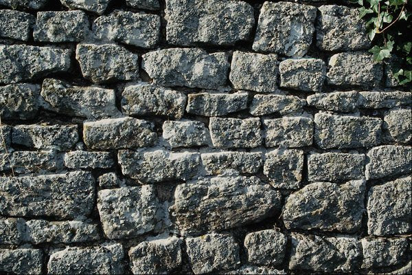703009 Stone Wall Texture A4 Photo Print