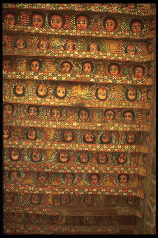 703028 Ceiling Of Debre Birhan Selassie Church A4 Photo Print