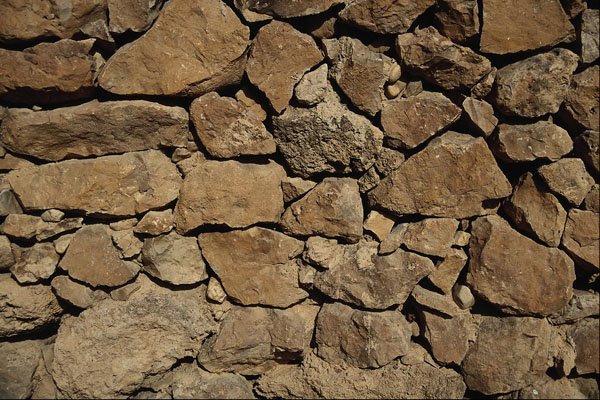 703040 Stone Wall A4 Photo Print