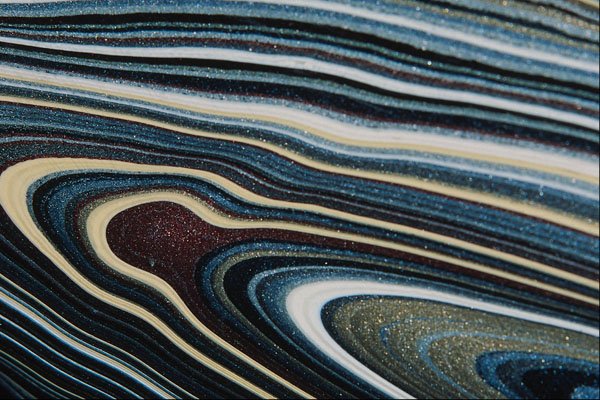 703045 Bright, Shiny Pattern Of Colors In Auto Paint A4 Photo Print