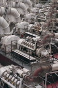 703062 Thames Water Pumping Station, Abbey Mills A4 Photo Print