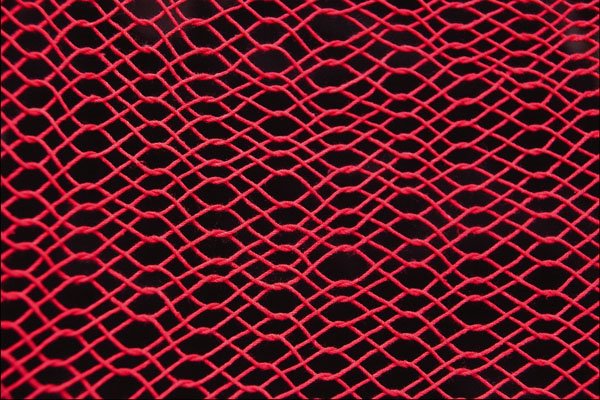 703063 Hammock Weave, Red A4 Photo Print