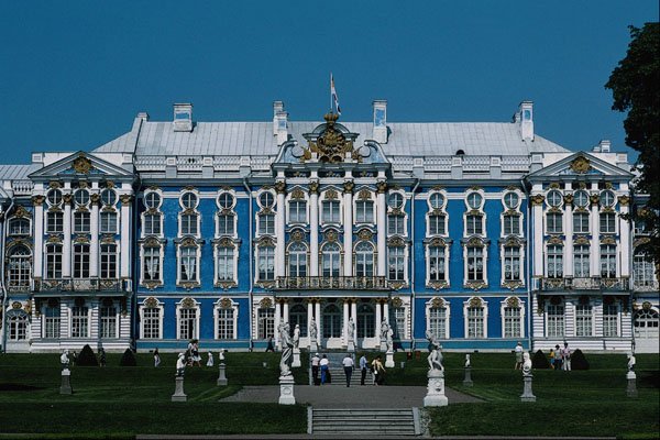 705025 Catherine Palace At Pushkin, Saint Petersburg, Russia A4 Photo Print