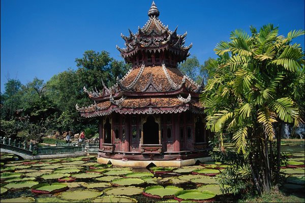 705031 Building On Lily Pond, Ancient City A4 Photo Print