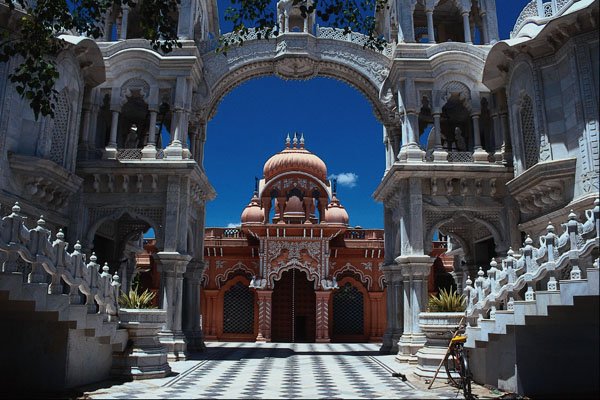 705084 Krishna Balaram Temple, Northern Uttar Pradesh, India A4 Photo Print