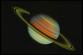 706006 Saturn And Rings A4 Photo Print
