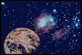 706008 Earth Placed Over Starscape Background A4 Photo Print