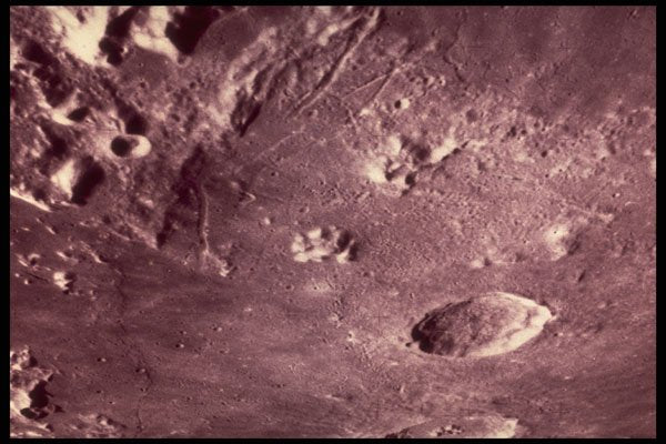706011 Landing Zone, Bottom Center, Courtesy NASA A4 Photo Print