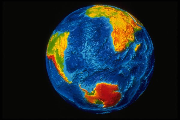 706022 Earth, Topography, Land And Water, Courtesy NASA A4 Photo Print