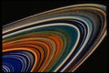 706025 Possible Variations In Saturn's Rings, Courtesy NASA A4 Photo Print