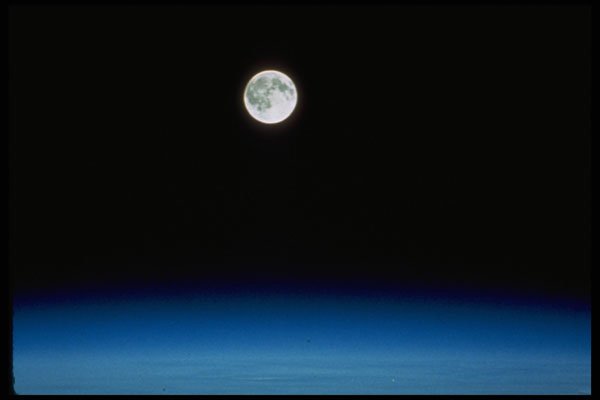 706027 Moonrise From Skylab, Courtesy NASA A4 Photo Print
