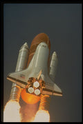 706030 Launch Of Space Shuttle Discovery, 1989, Courtesy NASA A4 Photo Print