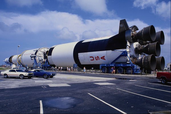 706054 Saturn 5 Rocket, Florida, U.S.A. A4 Photo Print