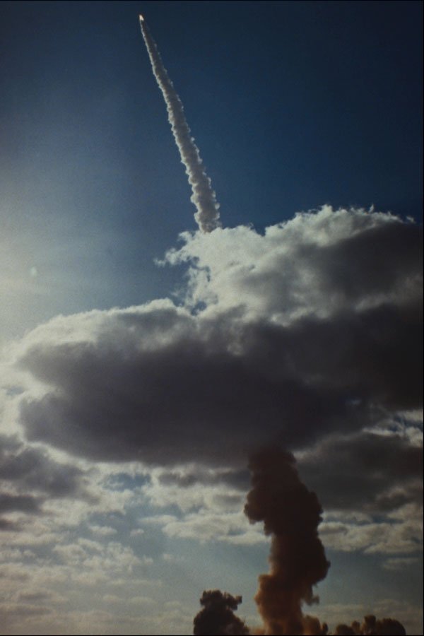 706085 Blast Off Into The Clouds, Courtesy NASA A4 Photo Print