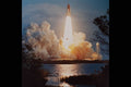 706090 Space Shuttle Blast Off, Courtesy NASA A4 Photo Print