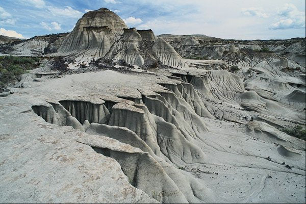 708033 Desert Erosion Formation, Dinosaur Provincial Park, Alberta, Canada A4 Photo Print