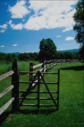 708035 Wooden Fence, Vermont, U.S.A. A4 Photo Print