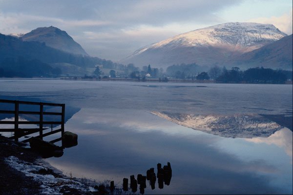 708039 Lake Grasmere, Lake District, England A4 Photo Print