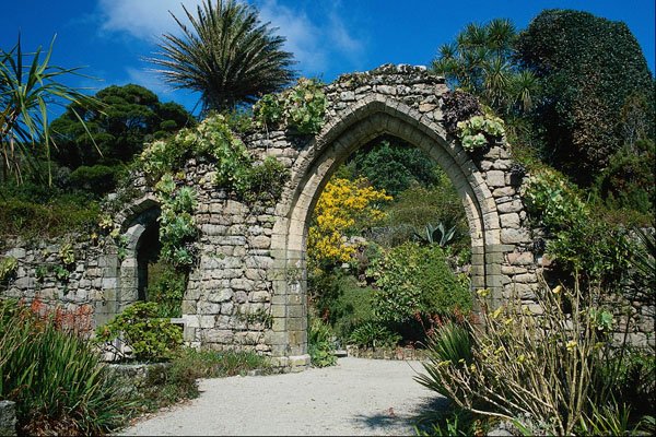 708057 Gardens, Isles Of Scilly, England A4 Photo Print