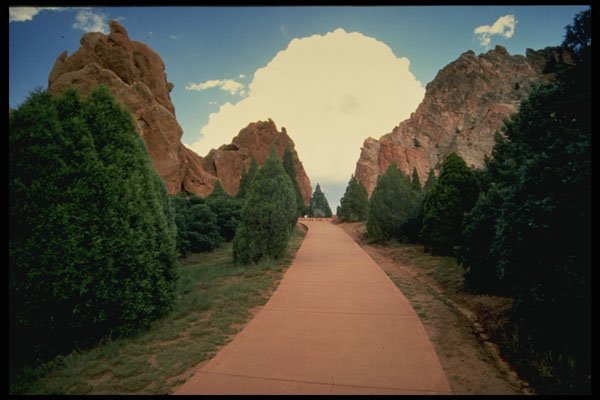 708076 Path To The Gods, Garden Of The Gods A4 Photo Print