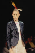 709000 Alexander McQueen, Gray Silk Jacket A4 Photo Print