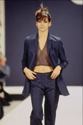 709016 Copperwheat Blundell, Blue Suit With Lace Halter Top A4 Photo Print