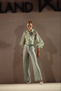 709026 Roland Klein, Green Silk Outfit A4 Photo Print