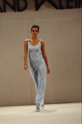 709027 Roland Klein, Blue Silk Dress A4 Photo Print