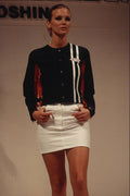 709044 Michiko Koshino, Wool Top And Cotton Skirt A4 Photo Print