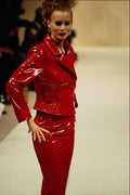 709061 Red Jacket And Skirt A4 Photo Print