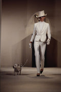 709091 Philip Treacy, White Top Hat A4 Photo Print