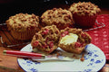710008 Nut And Cherry Muffins A4 Photo Print