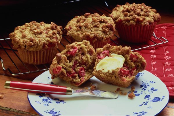 710008 Nut And Cherry Muffins A4 Photo Print
